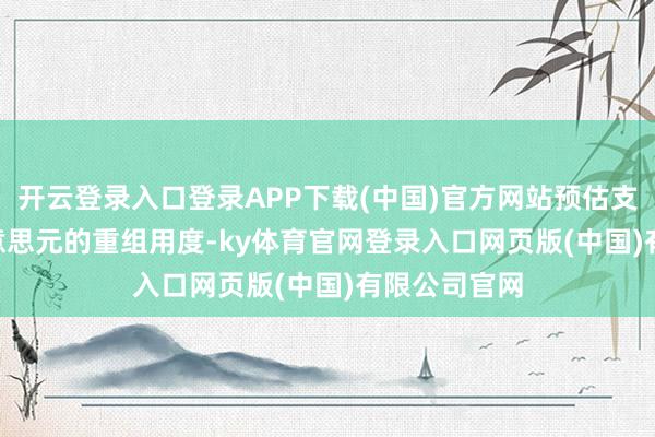 开云登录入口登录APP下载(中国)官方网站预估支拨 27 亿好意思元的重组用度-ky体育官网登录入口网页版(中国)有限公司官网